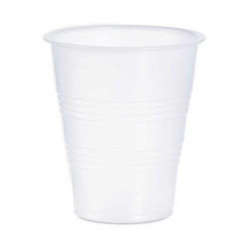 Dart® High-Impact Polystyrene Cold Cups, 7 oz, Translucent, 100 Cups/Sleeve, 25 Sleeves/Carton Item: DCCY7
