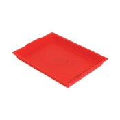 deflecto® Little Artist Antimicrobial Finger Paint Tray, 16 x 1.8 x 12, Red Item: DEF39507RED