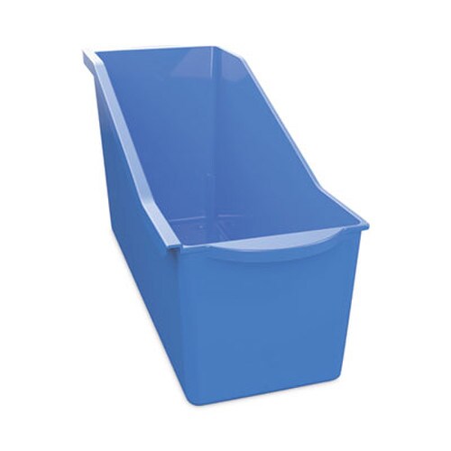 deflecto® Antimicrobial Book Bin, 14.2 x 5.34 x 7.35, Blue Item: DEF39508BLU