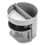 deflecto® Standing Desk Small Desk Organizer, Two Sections, 3.85 x 3.85 x 3.54, Gray Item: DEF400001