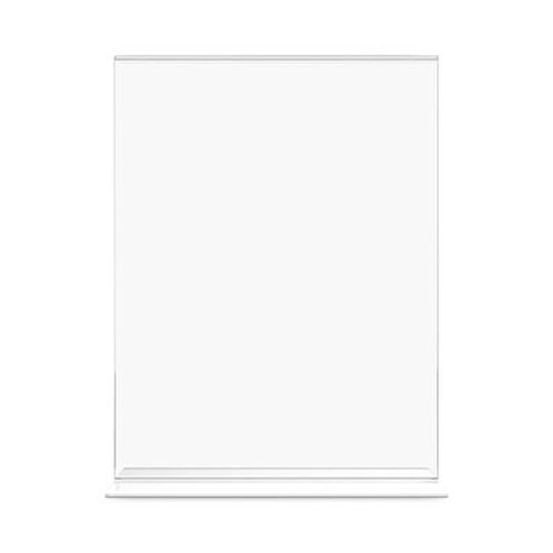 deflecto® Classic Image Double-Sided Sign Holder, 8.5 x 11 Insert, Clear Item: DEF69201