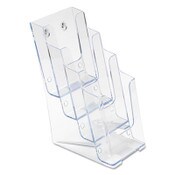 deflecto® 4-Compartment DocuHolder, Leaflet Size, 4.88w x 6.13d x 10h, Clear Item: DEF77701