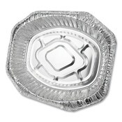 Durable Packaging Aluminum Roaster Pans, Extra-Large Oval, 230 oz, 18.5 x 14 x 3.38, Silver, 50/Carton Item: DPK40010