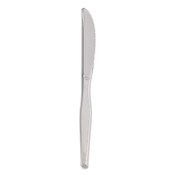 Dixie® Heavyweight Polystyrene Cutlery, Knives, Clear, 1,000/Carton Item: DXEKH017