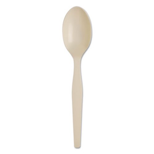 Dixie® SmartStock Plastic Cutlery Refill, Spoons, 6", Series-O Mediumweight Bio-Blend, Beige, 40/Pack, 24 Packs/Carton Item: DXESSS11B