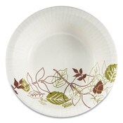 Dixie® Pathways Heavyweight Paper Bowls, 20 oz, Green/Burgundy, 500/Carton Item: DXESX20PATH