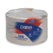 Dixie® Pathways Soak Proof Shield Heavyweight Paper Plates, 8.5" dia, Green/Burgundy, 125/Pack Item: DXESXP9PATHPK