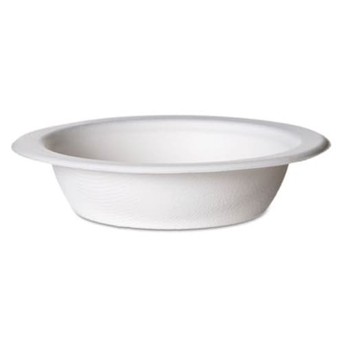Eco-Products® Renewable Sugarcane Bowls, 16 oz, Natural White, 50/Pack, 20 Packs/Carton Item: ECOEPBL16