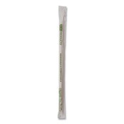 Eco-Products® Renewable and Compostable PHA Straws, 7.75", Natural White, 2,000/Carton Item: ECOEPSTPHA775