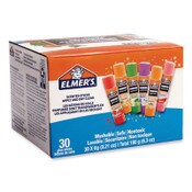 Elmer's® Clear School Glue Stick, Scented, Assorted, 0.21 oz, Dries Clear, 30/Pack Item: EPI2175692