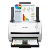 Epson® DS-575W II Wireless Color Duplex Document Scanner, 600 dpi Optical Resolution, 50-Sheet Duplex Auto Document Feeder Item: EPSB11B263202
