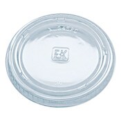 Fabri-Kal® Portion Cup Lids, Fits 3.25 oz to 5.5 oz Cups, Clear, 2,500/Carton Item: FABXL345PC