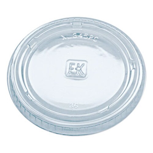 Fabri-Kal® Portion Cup Lids, Fits 3.25 oz to 5.5 oz Cups, Clear, 2,500/Carton Item: FABXL345PC