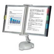 Fellowes® Reference Rack, Plastic, Letter, 10 Pockets, Platinum Item: FEL22300