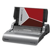 Fellowes® Quasar 500 Electric Comb Binding System, 500 Sheets, 16.88 x 15.38 x 5.13, Metallic Gray Item: FEL5216901