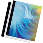 Fellowes® Thermal Binding System Presentation Covers, Clear, 16 to 30 Sheet Capacity, 11 x 8.5, Unpunched, 10/Pack Item: FEL5222701
