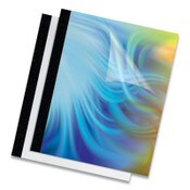 Fellowes® Thermal Binding System Presentation Covers, Clear, 31 to 60 Sheet Capacity, 11 x 8.5, Unpunched, 10/Pack Item: FEL5222801