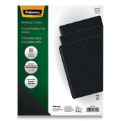 Fellowes® Futura Presentation Covers for Binding Systems, Opaque Black, 11.25 x 8.75, Unpunched, 25/Pack Item: FEL5224701