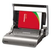 Fellowes® Quasar 500 Manual Comb Binding System, 500 Sheets, 18.13 x 15.38 x 5.13, Metallic Gray Item: FEL5227201