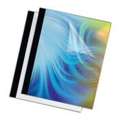 Fellowes® Thermal Binding System Presentation Covers, Clear, 61 to 90 Sheet Capacity, 11 x 8.5, Unpunched, 10/Pack Item: FEL5256101