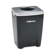 Fellowes® Office Suites Paper Clip Cup, Plastic, 2.44 x 2.19 x 3.25, Black/Silver Item: FEL8032801