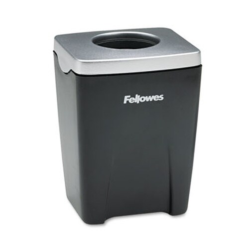 Fellowes® Office Suites Paper Clip Cup, Plastic, 2.44 x 2.19 x 3.25, Black/Silver Item: FEL8032801