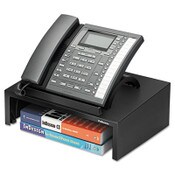 Fellowes® Designer Suites™ Telephone Stand, 13 x 9.13 x 4.38, Black Pearl Item: FEL8038601