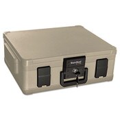 SureSeal By FireKing® Fire and Waterproof Chest, 0.38 cu ft, 19.9w x 17d x 7.3h, Taupe Item: FIRSS104