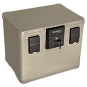 SureSeal By FireKing® Fire and Waterproof Chest, 0.6 cu ft, 16w x 12.5d x 13h, Taupe Item: FIRSS106