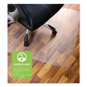 Floortex® Cleartex Ultimat XXL Polycarbonate Chair Mat for Hard Floors, 60" w x 60" l, Clear Item: FLR1215015019ER