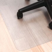 Floortex® Ecotex Marlon BioPlus Rectangular Polycarbonate Chair Mat for Hard Floors, Rectangular, 45" w x 53" l, Clear Item: FLRNRCMFLBS0003