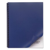 GBC® Opaque Plastic Presentation Covers for Binding Systems, Navy, 11 x 8.5, Unpunched, 50/Pack Item: GBC2514494