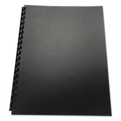 GBC® 100% Recycled Poly Binding Cover, Black, 11 x 8.5, Unpunched, 25/Pack Item: GBC25818