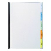GBC® View-Tab Report Cover, Grooved Sliding Bar, 8.5 x 11, Clear/Clear Item: GBC55766