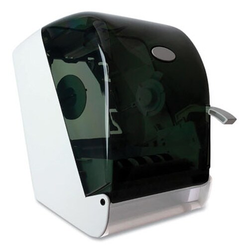 GEN Lever Action Roll Towel Dispenser, 11.25 x 9.5 x 14.38, Transparent Item: GEN1605