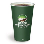 Green Mountain Coffee® Paper Hot Cups, 16 oz, Green Mountain Design, Multicolor, 1,000/Carton Item: GMT93768