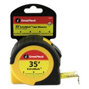 Great Neck® ExtraMark Tape Measure, 1" x 35 ft, Steel, Orange/Black Item: GNS95010