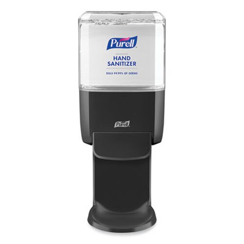 PURELL® Push-Style Hand Sanitizer Dispenser, 1,200 mL, 5.25 x 8.56 x 12.13, Graphite Item: GOJ502401