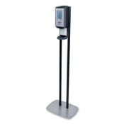 PURELL® CS6 Hand Sanitizer Floor Stand with Dispenser, 1,200 mL, 13.5 x 5 x 28.5, Graphite/Silver Item: GOJ7416DS