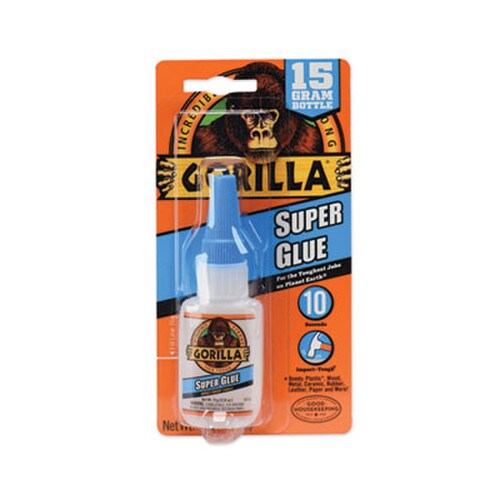 Gorilla® Super Glue, 0.53 oz, Dries Clear Item: GOR7805003