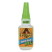 Gorilla® Super Glue Gel, 0.53 oz, Dries Clear, 4/Carton Item: GOR7807301CT