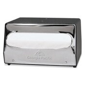 Georgia Pacific® Professional MorNap Tabletop Napkin Dispenser, 7.9 x 11.5 x 4.9, Black/Chrome Item: GPC51202CT