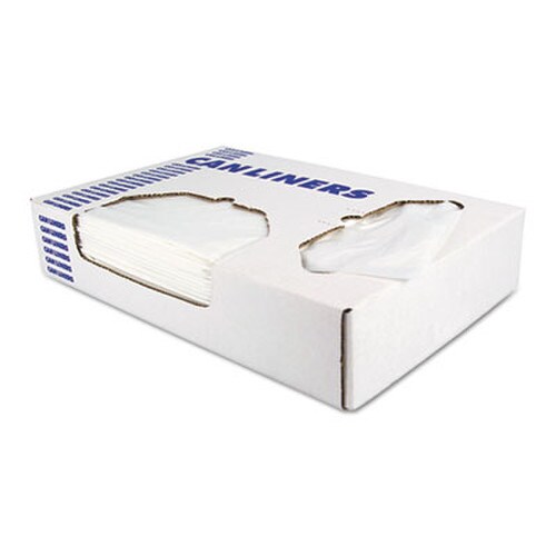 Heritage Linear Low-Density Can Liners, 16 gal, 0.35 mil, 24" x 32", Clear, 1,000/Carton Item: HERD4832RC