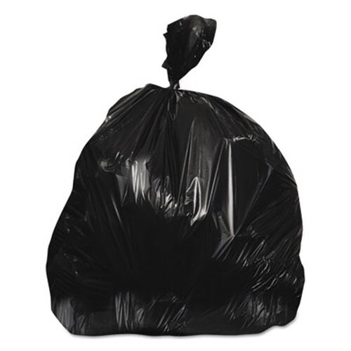 Heritage Linear Low-Density Can Liners, 45 gal, 0.7 mil, 40" x 46", Black, 250/Carton Item: HERD8046HK