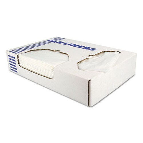 AccuFit® Linear Low Density Can Liners with AccuFit Sizing, 23 gal, 0.9 mil, 28" x 45", Clear, 25 Bags/Roll, 8 Rolls/Carton Item: HERH5645TCR01