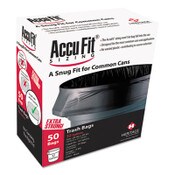 AccuFit® Linear Low Density Can Liners with AccuFit Sizing, 44 gal, 0.9 mil, 37" x 50", Black, 50/Box Item: HERH7450TKRC1