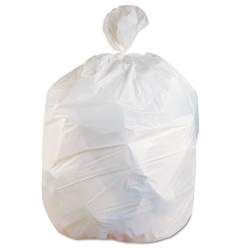 Heritage Linear Low-Density Can Liners, 60 gal, 0.75 mil, 38" x 58", White, 100/Carton Item: HERH7658EW
