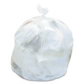 Heritage Linear Low-Density Can Liners, 60 gal, 2 mil, 38" x 58", Clear, 100/Carton Item: HERH7658QC