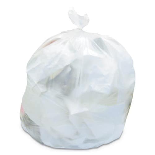 Heritage Linear Low-Density Can Liners, 60 gal, 2 mil, 38" x 58", Clear, 100/Carton Item: HERH7658QC