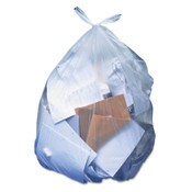 Heritage Linear Low-Density Can Liners, 60 gal, 1.1 mil, 38" x 58", Clear, 100/Carton Item: HERH7658SC